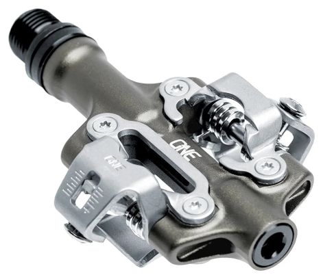 Coppia di pedali automatici OneUp XC Clip grigi