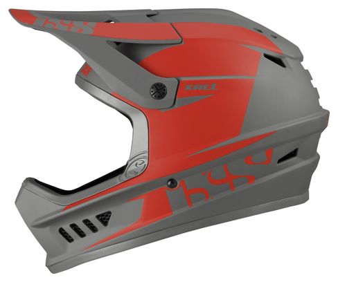 IXS Xact Evo Volgelaatshelm Rood / Grijs