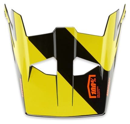 Spare visor for 100% Aircraft Ltd Helmet Yellow