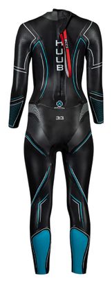 Combinaison Néoprène Huub Aura 2 3.3 Noir/Bleu Femme