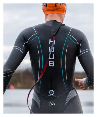 Combinaison Néoprène Huub Aura 2 3.3 Noir/Bleu Femme