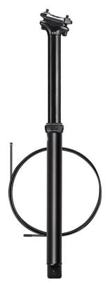 Tija de sillín telescópica Crankbrothers Highline 7, negro, paso interno, negro (sin comando)