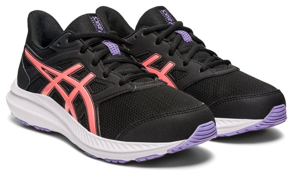 Asics Jolt 4 GS Hardloopschoenen Zwart Roze Kind