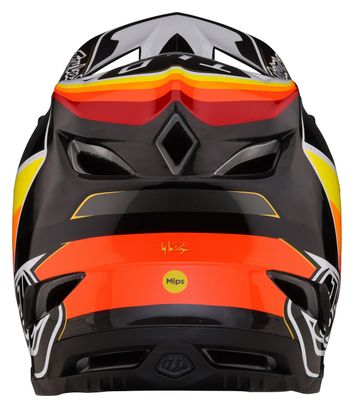 Troy Lee Designs D4 Carbon Mips Full Face Helm Zwart/Oranje