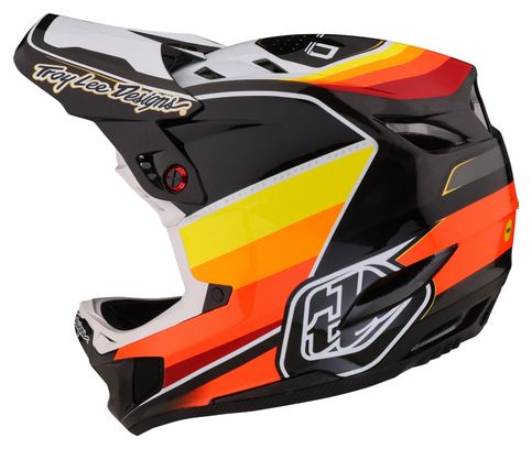 Troy Lee Designs D4 Carbon Mips Full Face Helm Zwart/Oranje