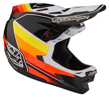 Troy Lee Designs D4 Carbon Mips Full Face Helm Zwart/Oranje