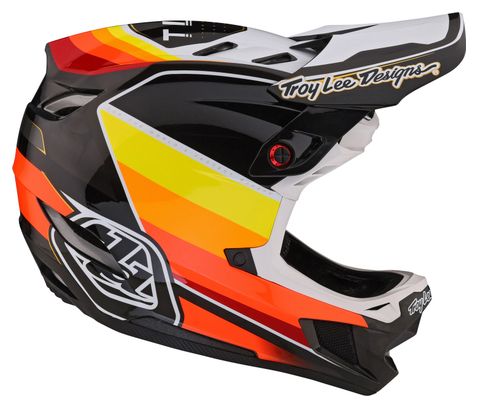 Troy Lee Designs D4 Carbon Mips Full Face Helm Zwart/Oranje