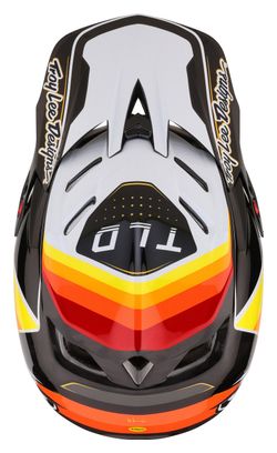 Troy Lee Designs D4 Carbon Mips Full Face Helm Zwart/Oranje