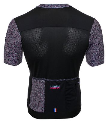 LeBram Aspin Short Sleeves Jersey Black Blue Pink