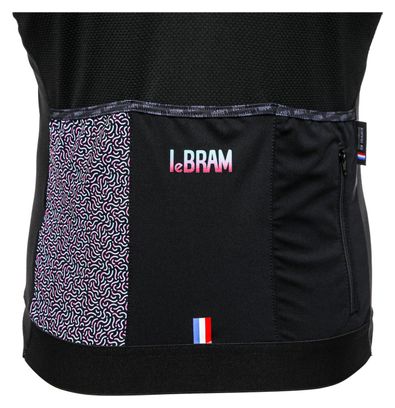 LeBram Aspin Short Sleeve Jersey Black Blue Pink