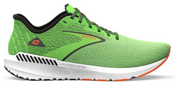 Brooks Launch GTS 10 Green Orange Men's Running Shoes
