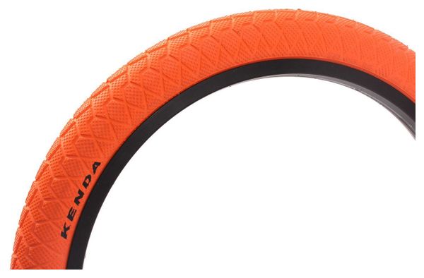 2x pneus BMX KENDA 20 pouces x 1 95 pouces orange
