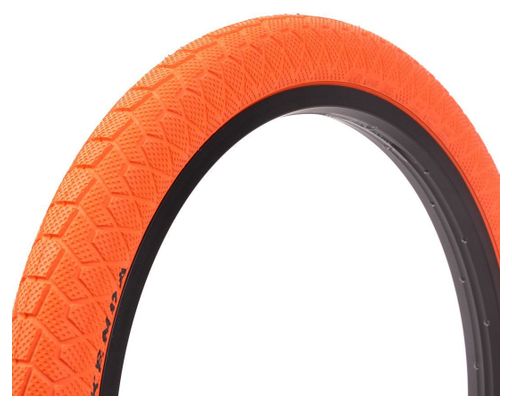 2x pneus BMX KENDA 20 pouces x 1 95 pouces orange