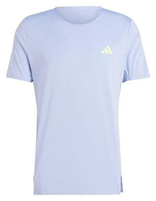 Adidas Adizero Tee Blue Homme short sleeve jersey