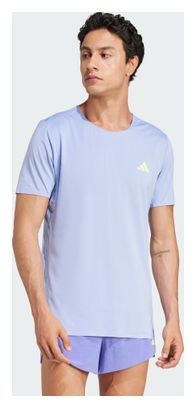 Kurzarm Trikot adidas Adizero Tee Blau Herren