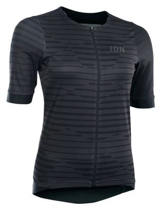 ION VNTR AMP Women's Short Sleeve Gravel Jersey Black