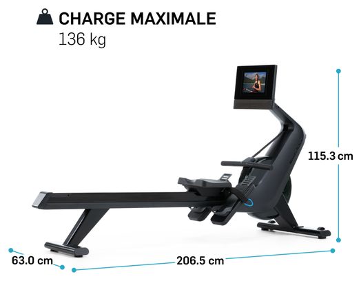 Rameur RW700 Résistance Magnétique / Ecran HD Coaching iFIT