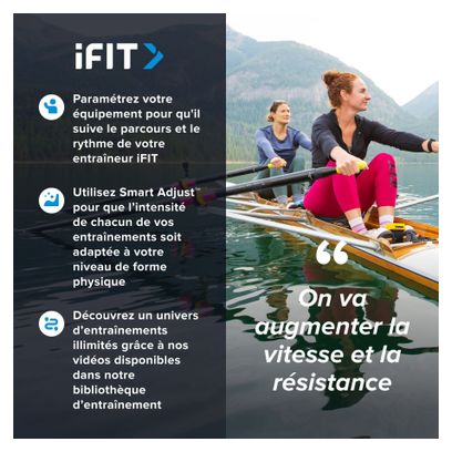 Rameur RW700 Résistance Magnétique / Ecran HD Coaching iFIT