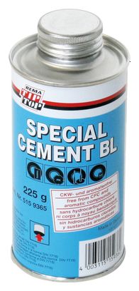 Réparation pneu  Special Cement bleu  contenance 225 g  vulcanisations des emplâtres TIP TOP