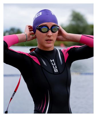 Combinaison Néoprène Huub Surface Noir/Rose Femme 