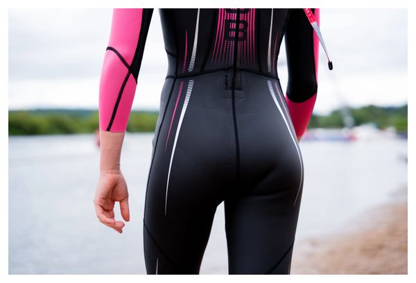 Combinaison Néoprène Huub Surface Noir/Rose Femme 