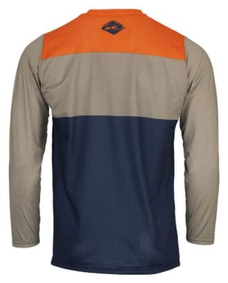 Kenny Charger Long Sleeve Jersey Blauw / Oranje