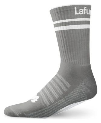 Ein Paar Lafuma Active Wool Mid Unisex Socken Grau