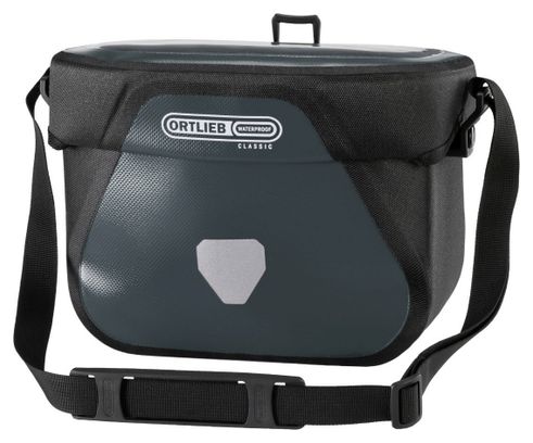 Ortlieb Ultimate Six Classic 6.5L Handlebar Bag Asphalt Grey Black