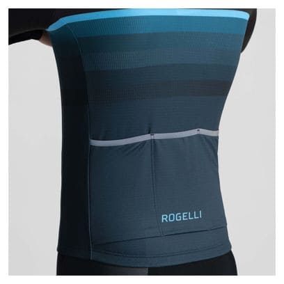 Maillot Manches Longues Velo Rogelli Hero ll - Homme - Bleu/Noir