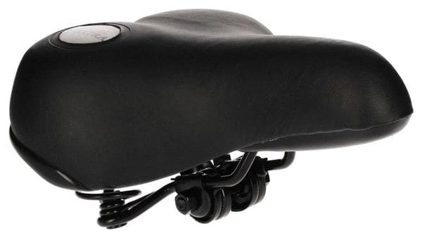 Selle de vélo Dames/Hommes Siège Gel Confort Noir