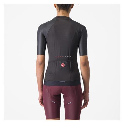 Castelli Aero Pro 7.0 Schwarzes Kurzarmtrikot für Frauen