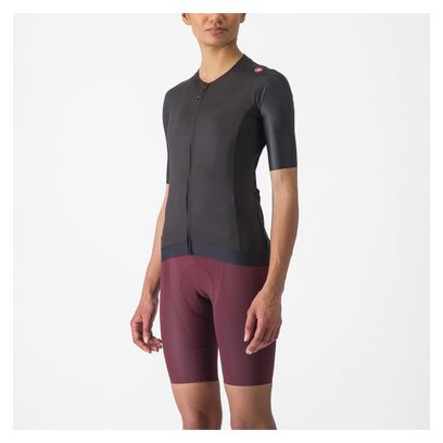 Castelli Aero Pro 7.0 Schwarzes Kurzarmtrikot für Frauen