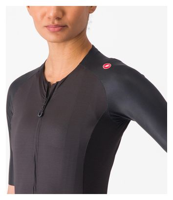 Castelli Aero Pro 7.0 Schwarzes Kurzarmtrikot für Frauen