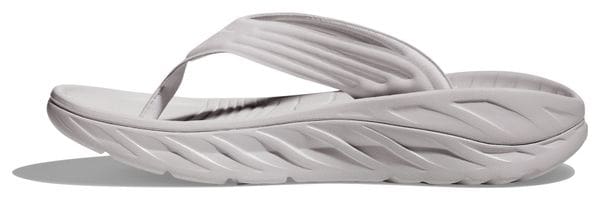 Chaussures Récupération Hoka One One Ora Recovery Flip Gris Blanc Homme