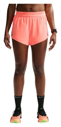 Nike AeroSwift 3in Split Shorts, Coral, Women's