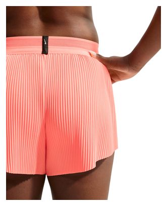 Nike AeroSwift 3in Split Shorts, Coral, Women's