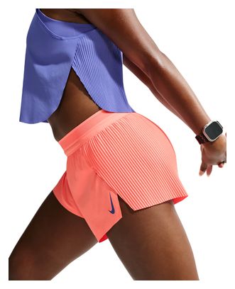 Nike AeroSwift 3in Split Shorts, Coral, Women's