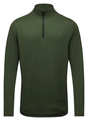 Camiseta de manga larga Gore Wear 1/4 Zip Everyday Mid Verde