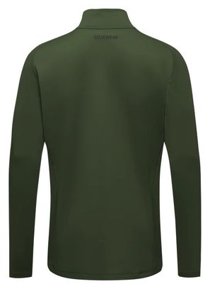 Gore Wear 1/4 Zip Everyday Mid Long Sleeve Jersey Green