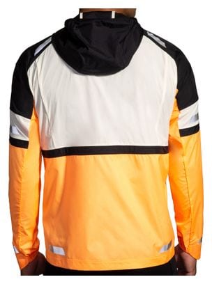 Veste réfléchissante Brooks Run Visible 2.0 Blanc/Orange Homme