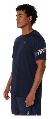 Maglia a maniche corte Asics Icon Blu Uomo