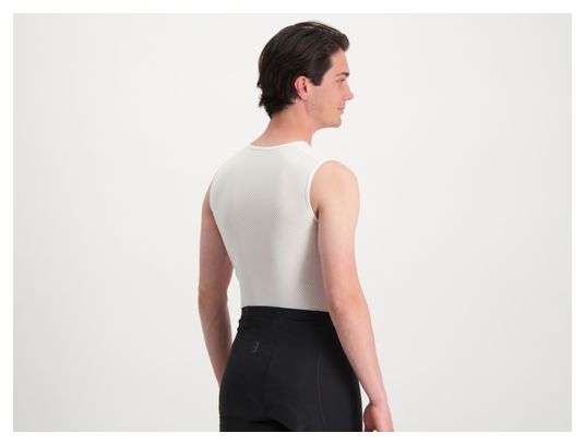 Sleeveless undershirt BBB MeshLayer White