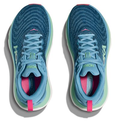 Scarpe da corsa Hoka Gaviota 5 blu/verde da donna