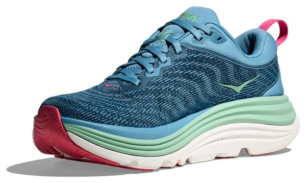 Scarpe da corsa Hoka Gaviota 5 blu/verde da donna