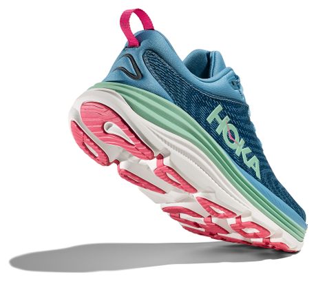 Scarpe da corsa Hoka Gaviota 5 blu/verde da donna
