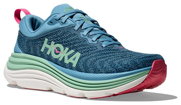 Scarpe da corsa Hoka Gaviota 5 blu/verde da donna