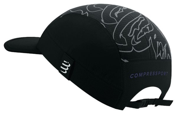 Compressport 5 Panel Light Cap Aurora Black