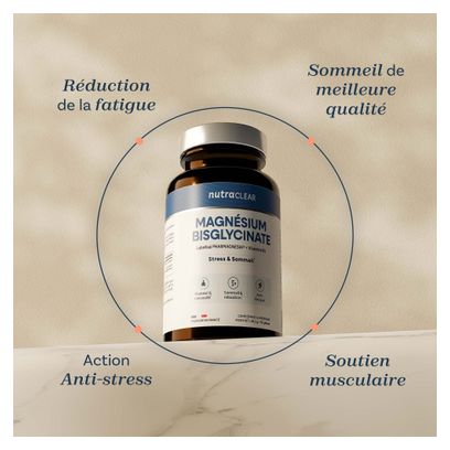 Magnésium Bisglycinate Pharmagnesia® - Cure 3 Mois - Nutraclear -  Pack Santé Mp