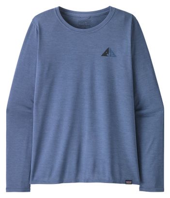 Patagonia Cap Cool Daily Langarmshirt Blau Damen