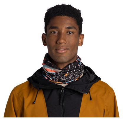 Buff ThermoNet Unisex Nekwarmer Zwart/Corail